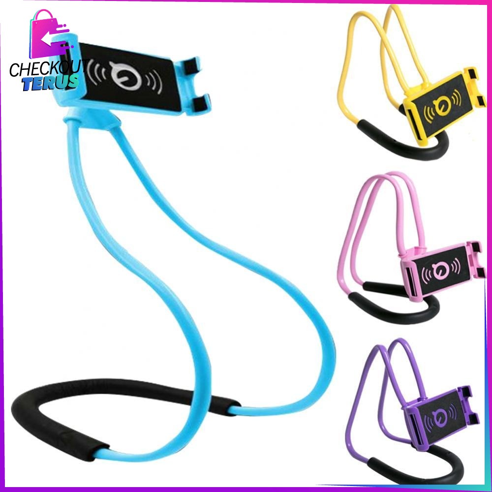 CT C371 Lazy Neck Phone Holder Penyangga HP di Leher Sandaran HP Untuk Nonton Dudukan Handphone di Leher Flexible