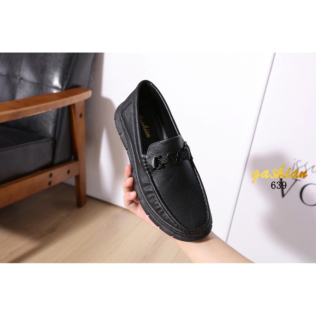 SEPATU LOAFERS PRIA KASUAL KULIT FASHION IMPORT # 639 #