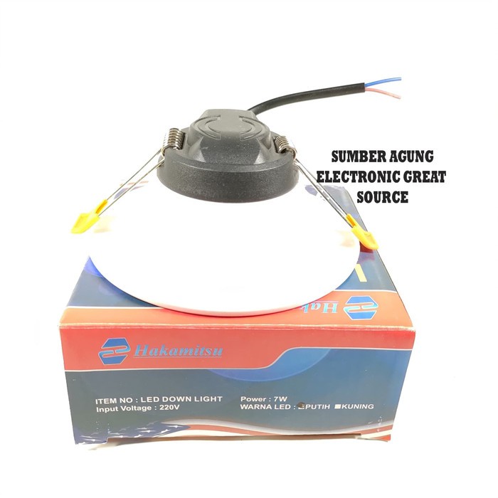 Hakamitsu LED Downlight Panel 7W 7 Watt 3.5inch Hakamitsu Tanam Bulat