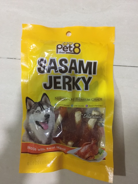 Pet8 JJ12 Sasami Jerky Soft Crunchy Stick Put In Chicken Fillet 50gr Snack