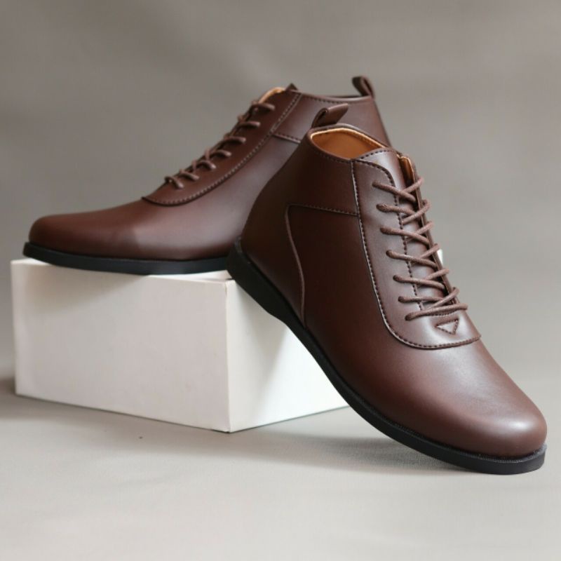 VALYRIAN | Sepatu Boots Pria Fashion Vintage Kasual Kerja Formal Outdoor Touring Original Handmade