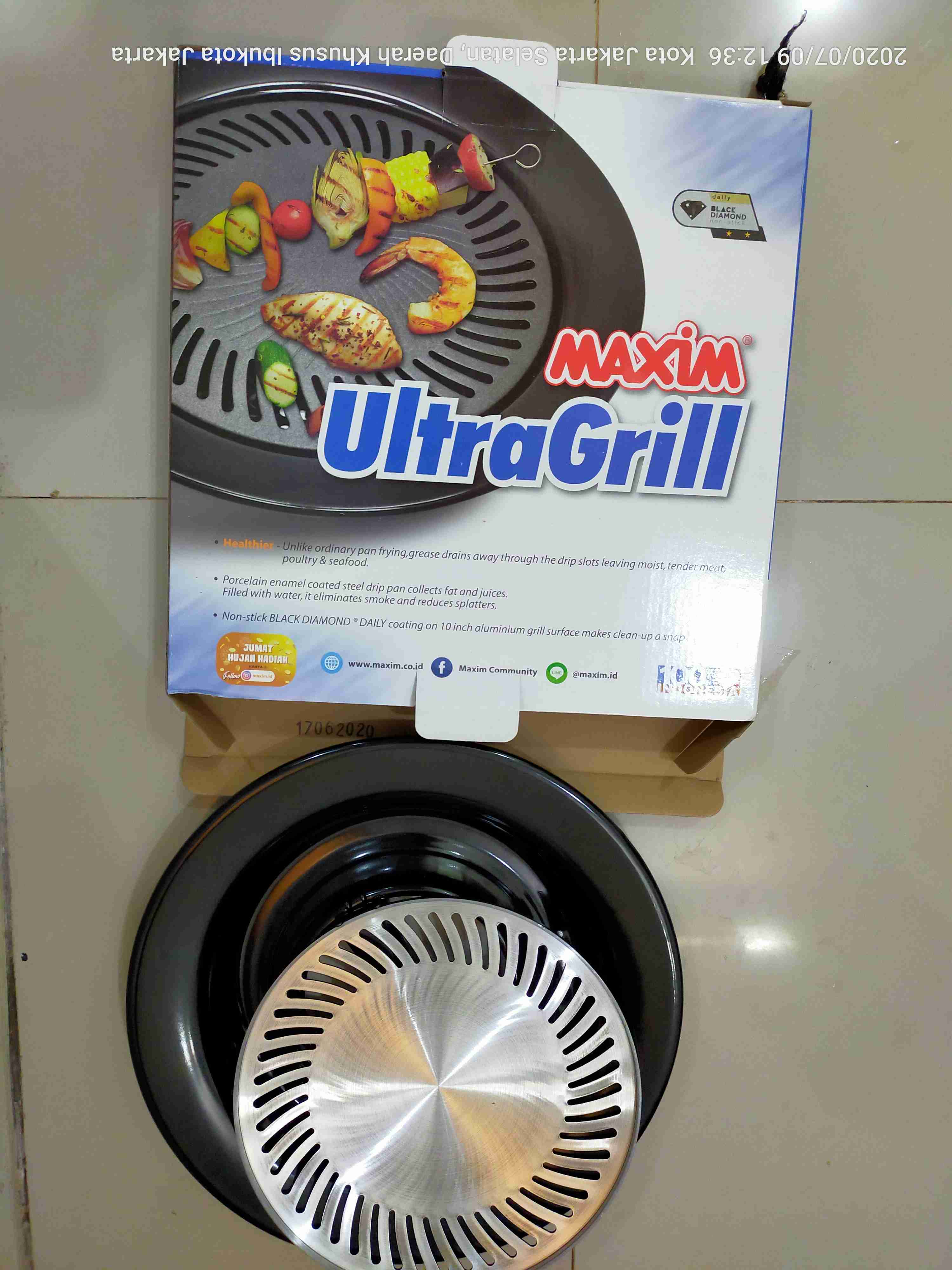 Maxim Ultra Grill Peralatan Memanggang Serbaguna 25 Cm