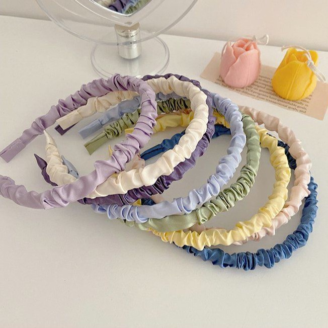 Bandana Korea Bando Scrunchies Bando Korea Scrunchie Bando Satin Hair Band Bando Scrunchie