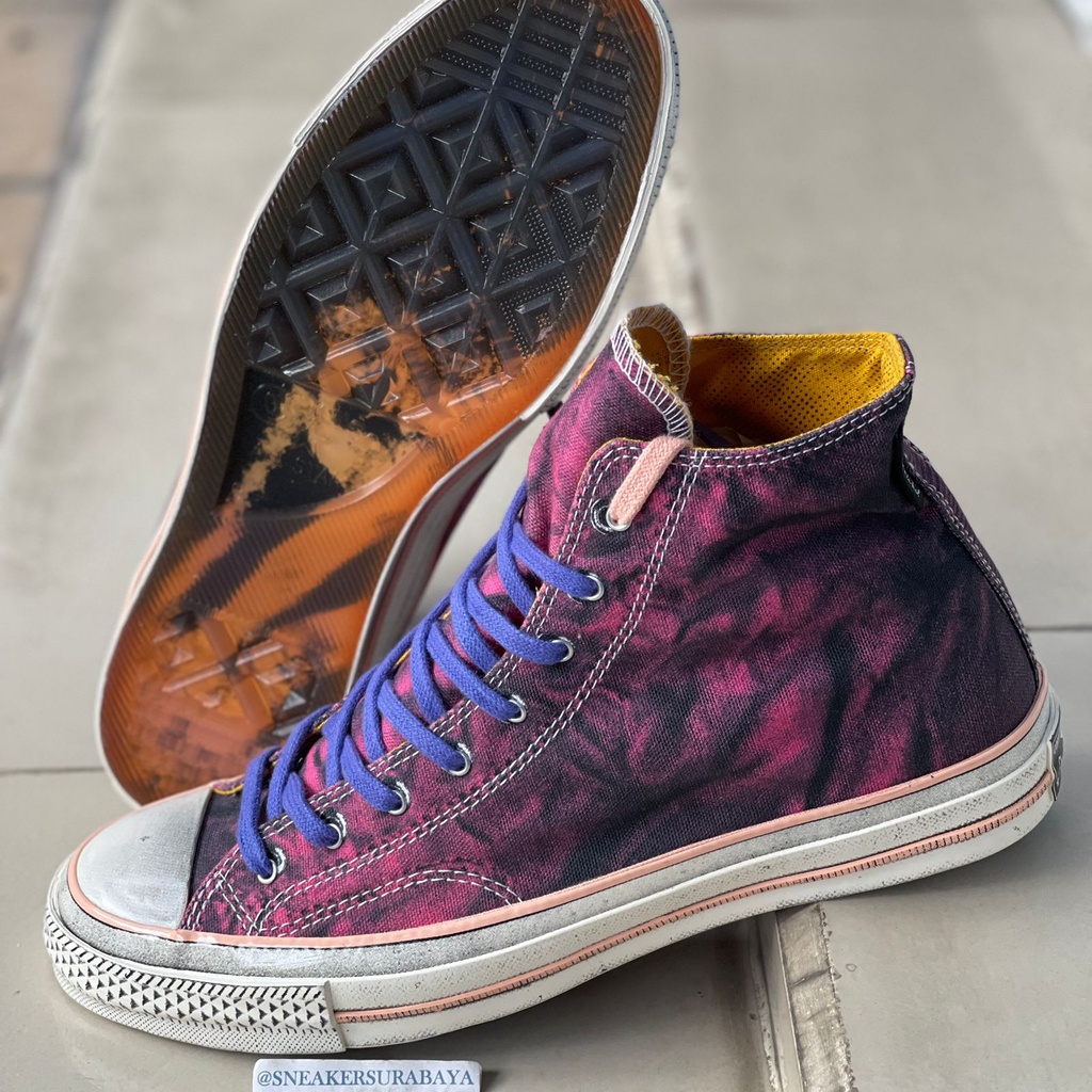 Converse Chuck Taylor 1970s Hi x Andy Warhol &quot;Abstract Fuschia&quot; CT 70s CT 70s