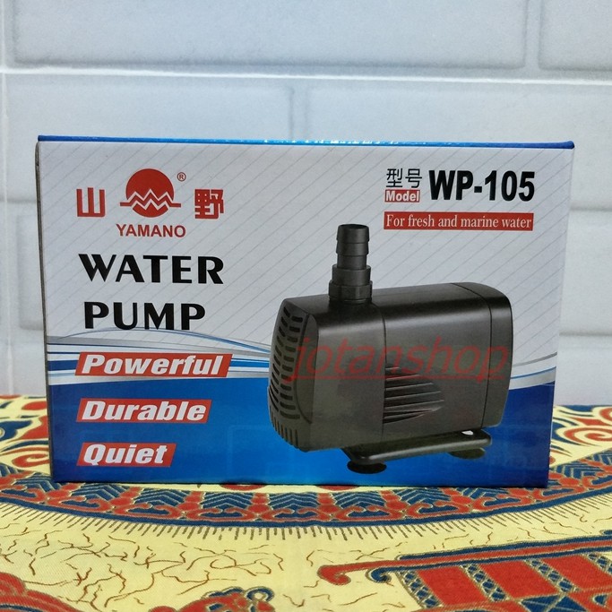 YAMANO WP 105 WP105 WP-105 Pompa Air Celup Kolam Hidroponik Aquarium Aquascape