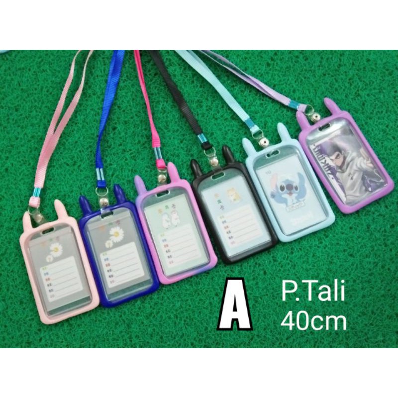 

Tali gantungan kartu nama, name tag holder