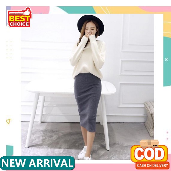 Rok Span Tartan Kotak Korean Style Rok Span Tartan Panjang Korean Style Size Jumbo Rok Span Tartan T