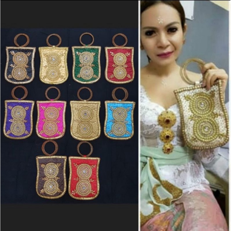 Tas Pesta Wanita Mewah Swarovski , Clutch Pesta Wanita Swarovski