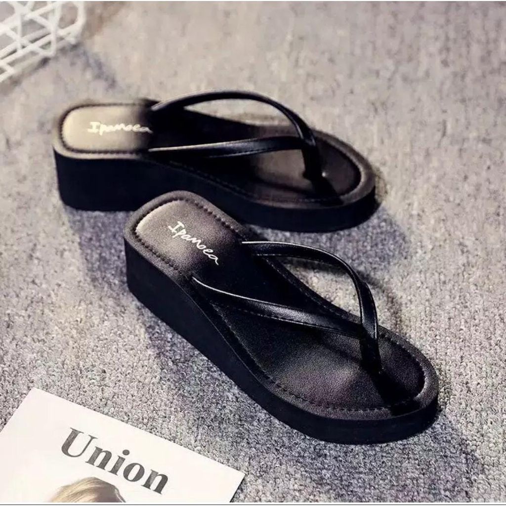 SANDAL WEDGES WANITA SIMPLE TERBARU 2022