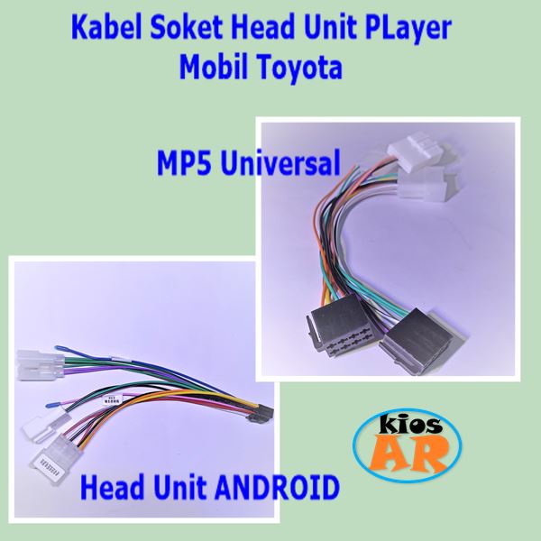 Jual Kabel Soket Head Unit Mobil Toyota Plug And Play Android Mp