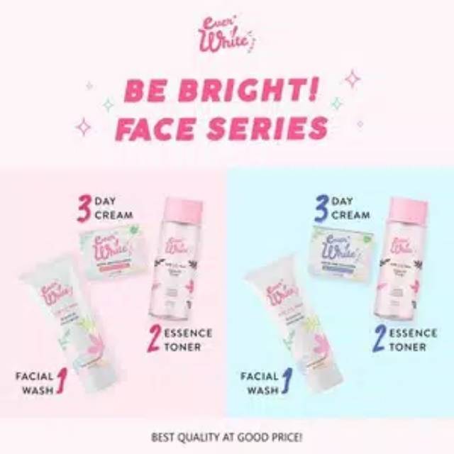 [NEW PACKAGING] EVERWHITE Be Bright! Face Series Set