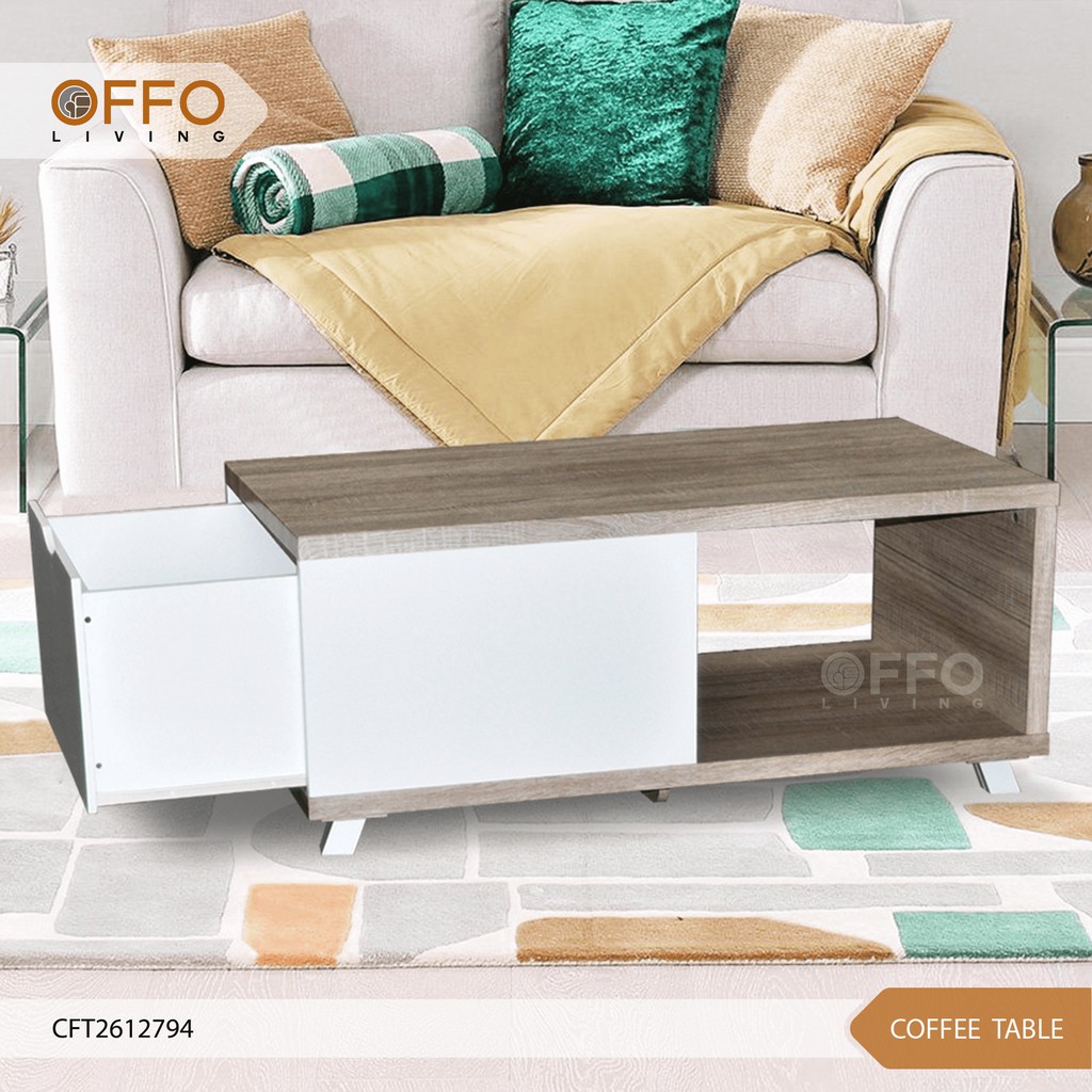 Offo Living - Meja Tamu Coffee Table dengan Laci CFT2612794