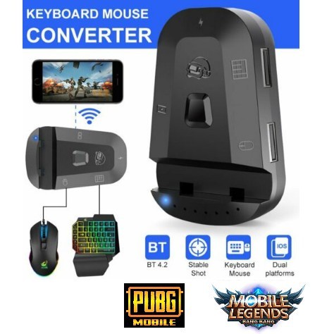 INDO Converter MIPRO Mouse Keyboard Wireless Bluetooth Android HP 1