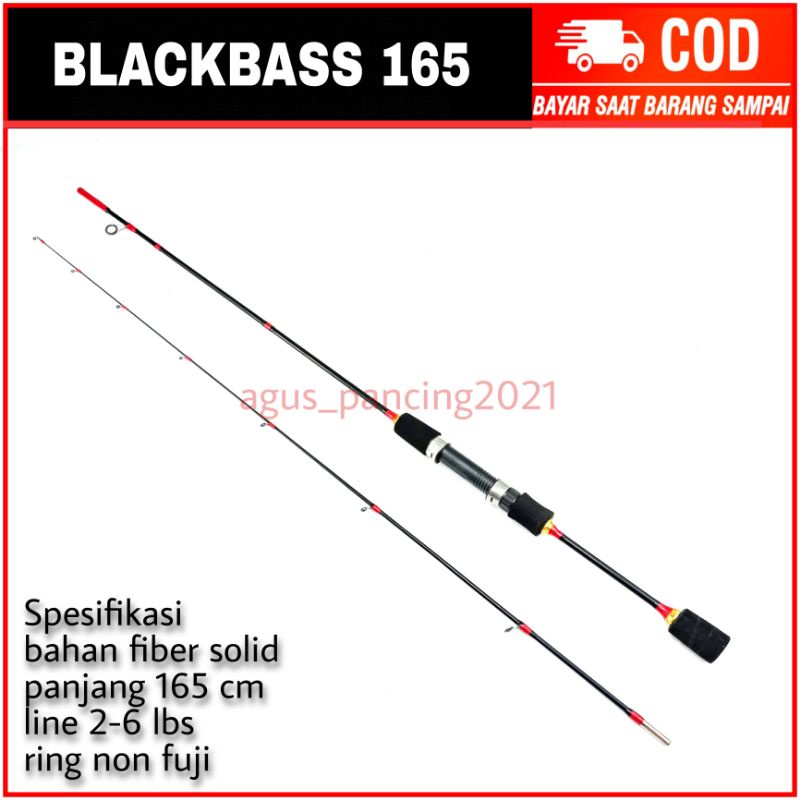 Joran UL Ultralight Ajiro Blackbass 165cm