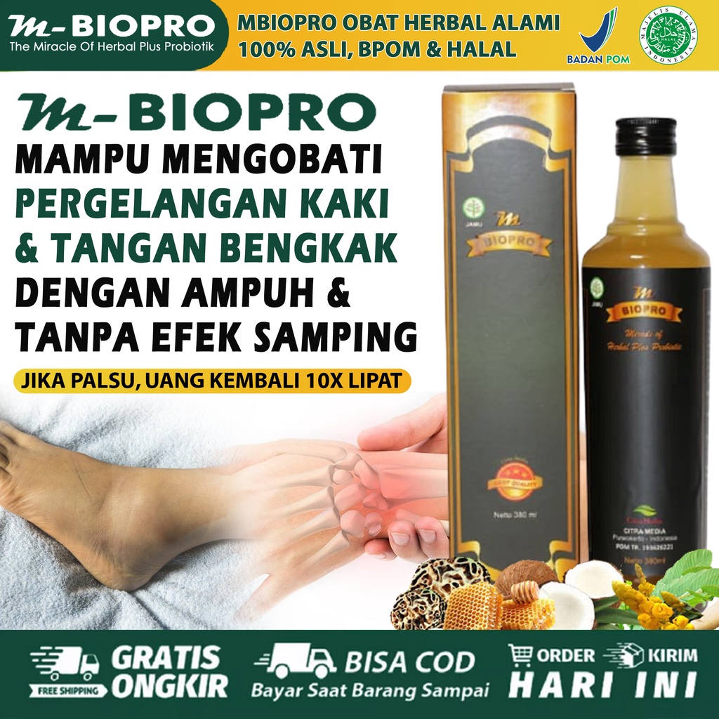 Obat pergelangan kaki Bengkak, Kaki Terkilir, Kaki Keseleo, Nyeri Tumit, Engkel Kaku, dengan MbioPro