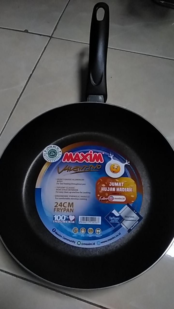 Maxim Valentino 24 Cm Fry Pan Teflon Anti Lengket