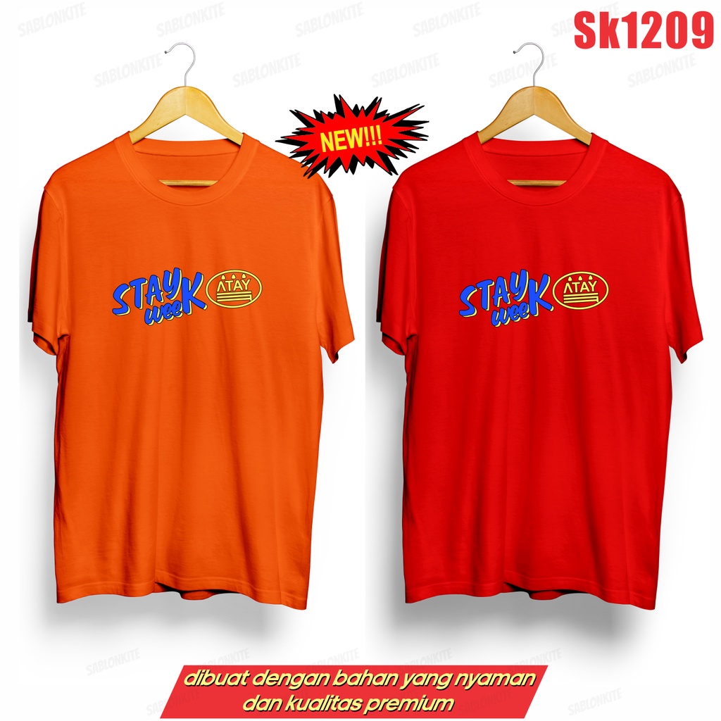 MURAH!!! KAOS STRAYKIDS STAY WEEK SK1209 UNISEX COMBED 30S