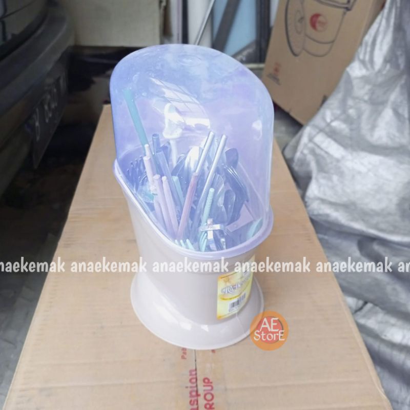 tempat sendok garpu alat makan TUTUP hommy warna pastel