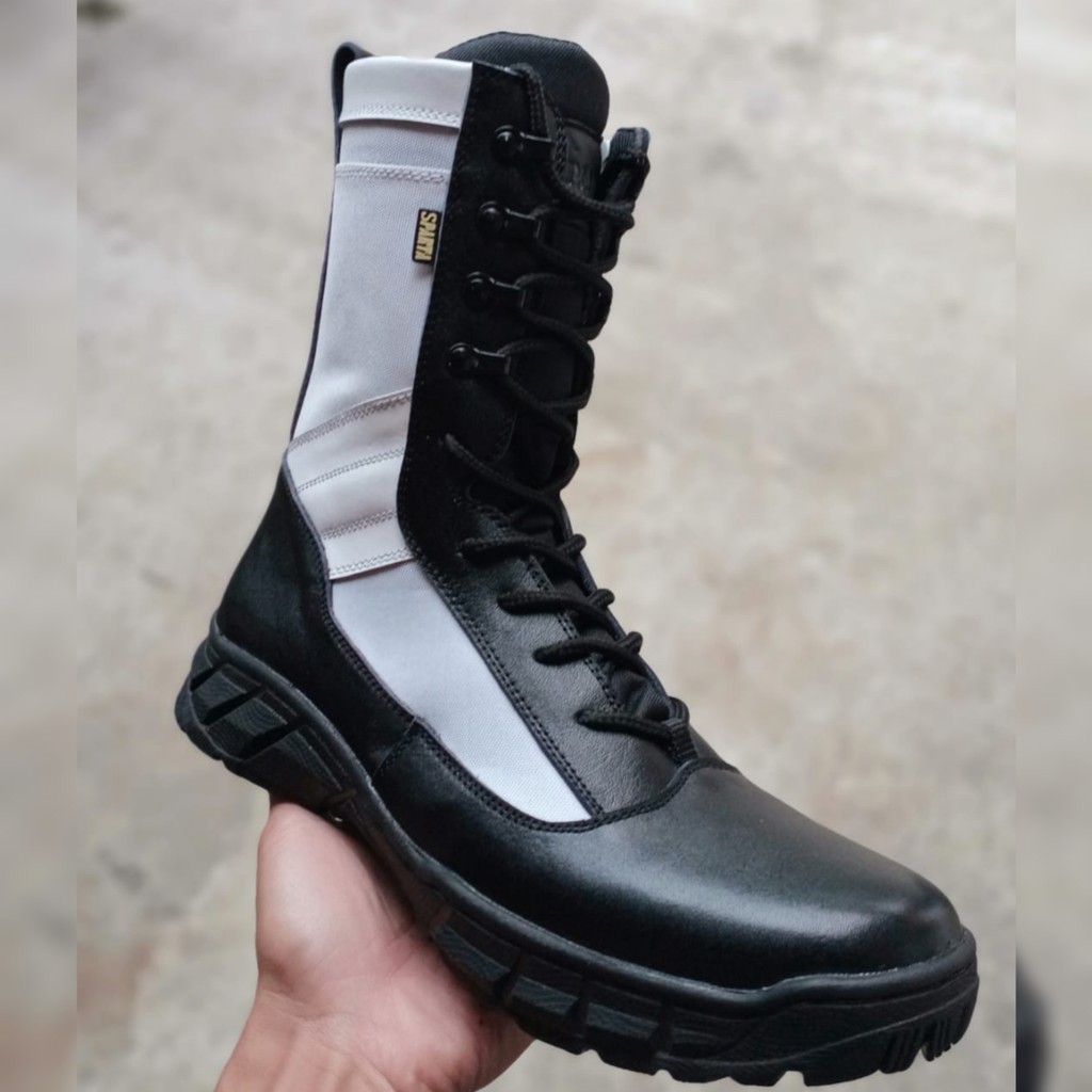 SEPATU PDL MODEL JATAH PROVOS POLRI DAN TNI MERK SPARTA BAHAN KULIT SAPI ASLI SEPATU DINAS PDL TNI POLRI SECURITY SATPAM