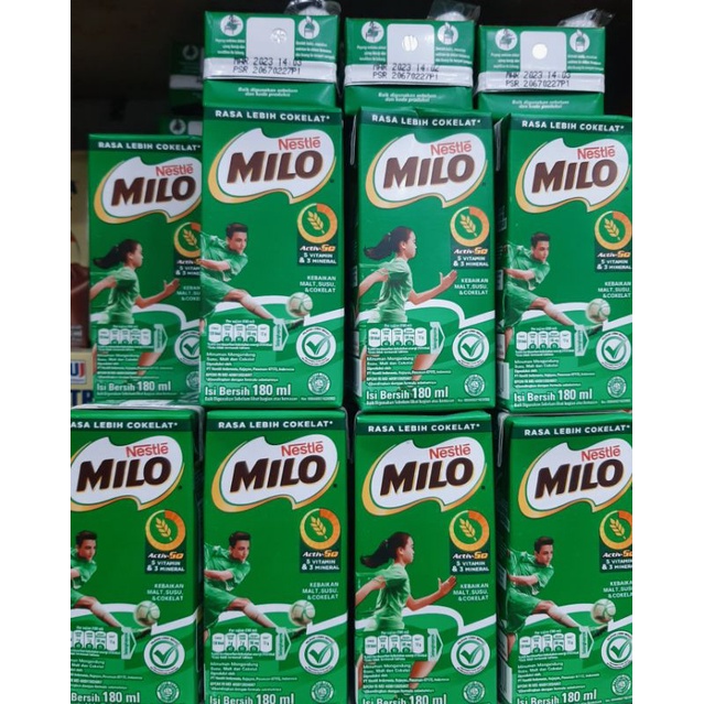 

Milo Active Go Kemasan Kotak 110 ml dan 180ml