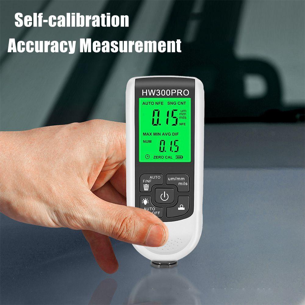 Thickness Gauge Tester Populer Mudah Digunakan Tahan Lama Onderdil &amp; Aksesoris Untuk Mobil Cat Film Bubuk