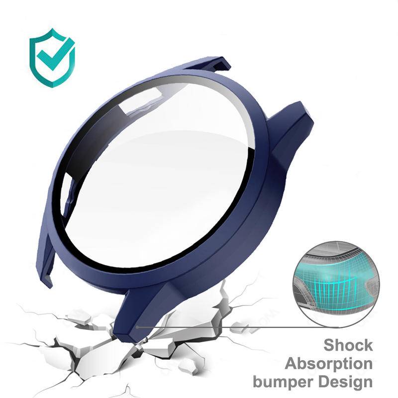 Bumper Pelindung Layar Tempered Glass 9H 46mm Untuk Huawei Watch GT 3 2 Pro 2e 42 46mm 3pro