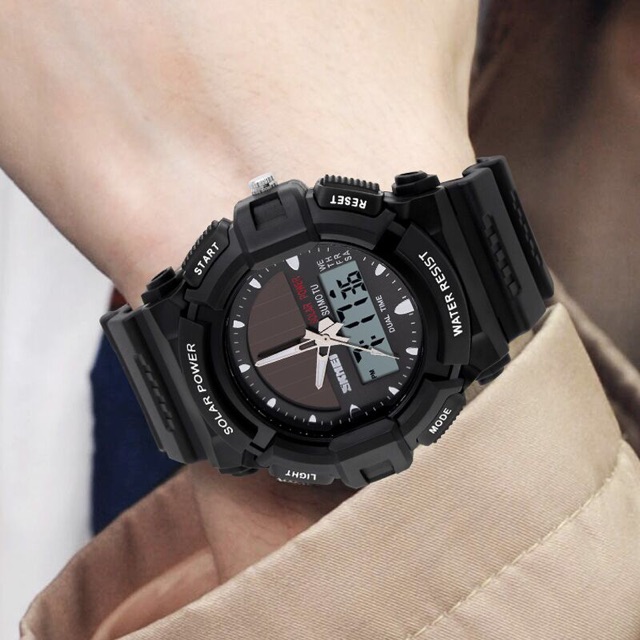 SKMEI Jam Tangan Analog Digital Pria - Black