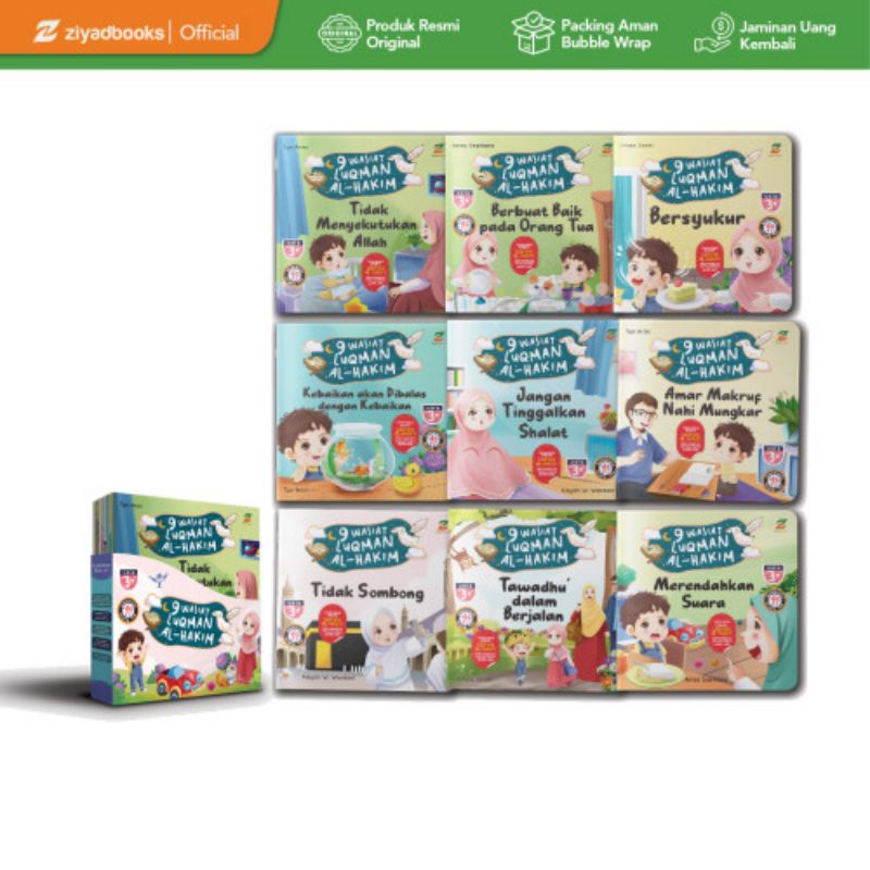 9 Buku Wasiat Luqman Al-Hakim Buku Parenting Islami