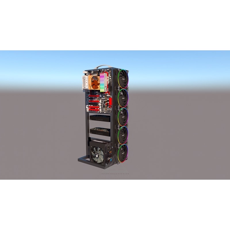 Rig minig custom, Mining Vga, Mining, Casing pc custom