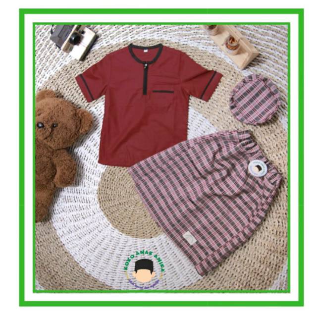 Set Baju Koko dan Sarung Celana Anak