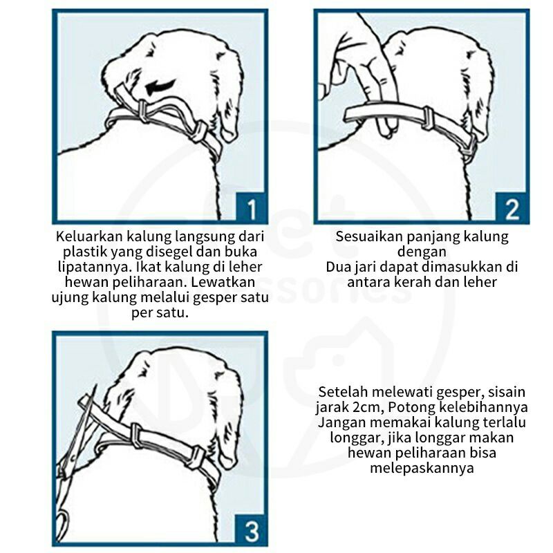~ PROMO ~ Kalung Anti Kutu Kucing Anjing Musang Otter Monyet Kelinci