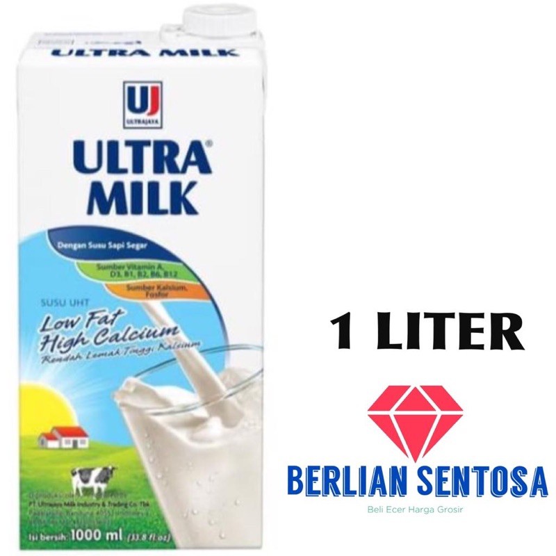 

Susu ultra low fat plain 1liter PCS