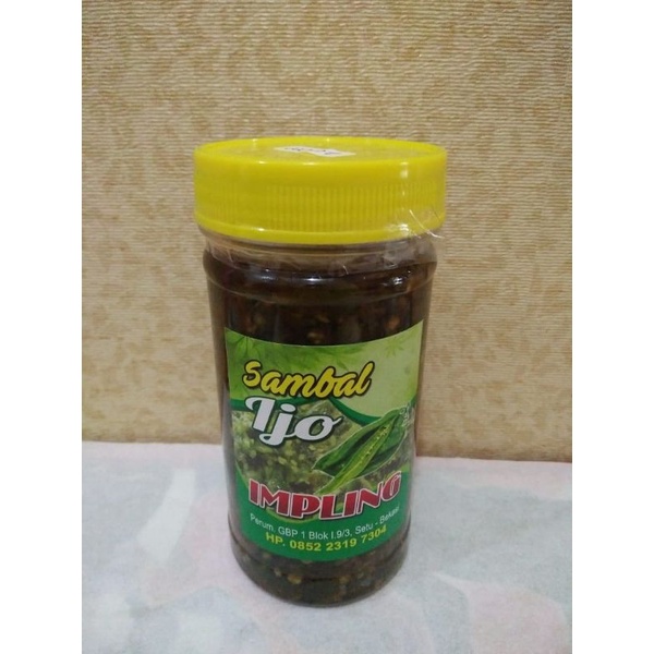 

Sambal Hijau Impling homemade 200gr