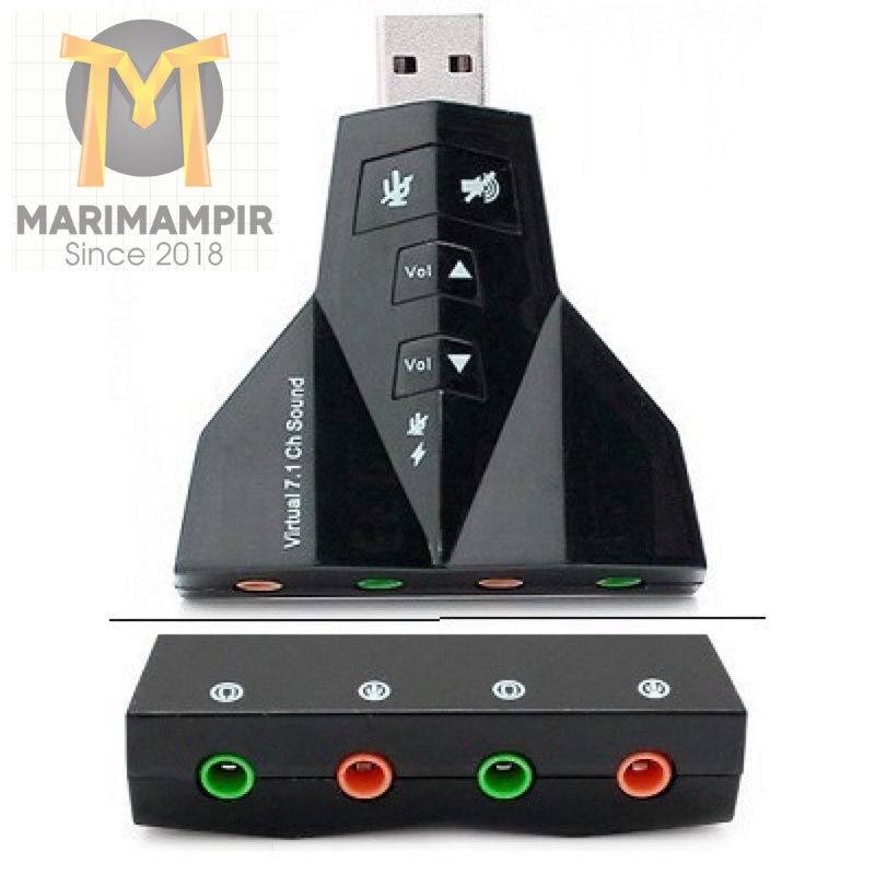 Marimampir Usb Soundcard 7.1 Double-Virtual Soundcard 7.1 chanel