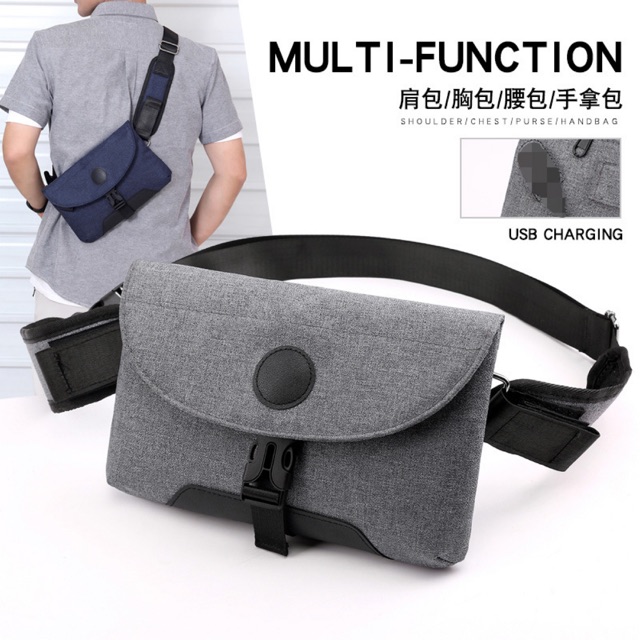 Tas Selempang Pinggang Import Multifungsi Korea 02