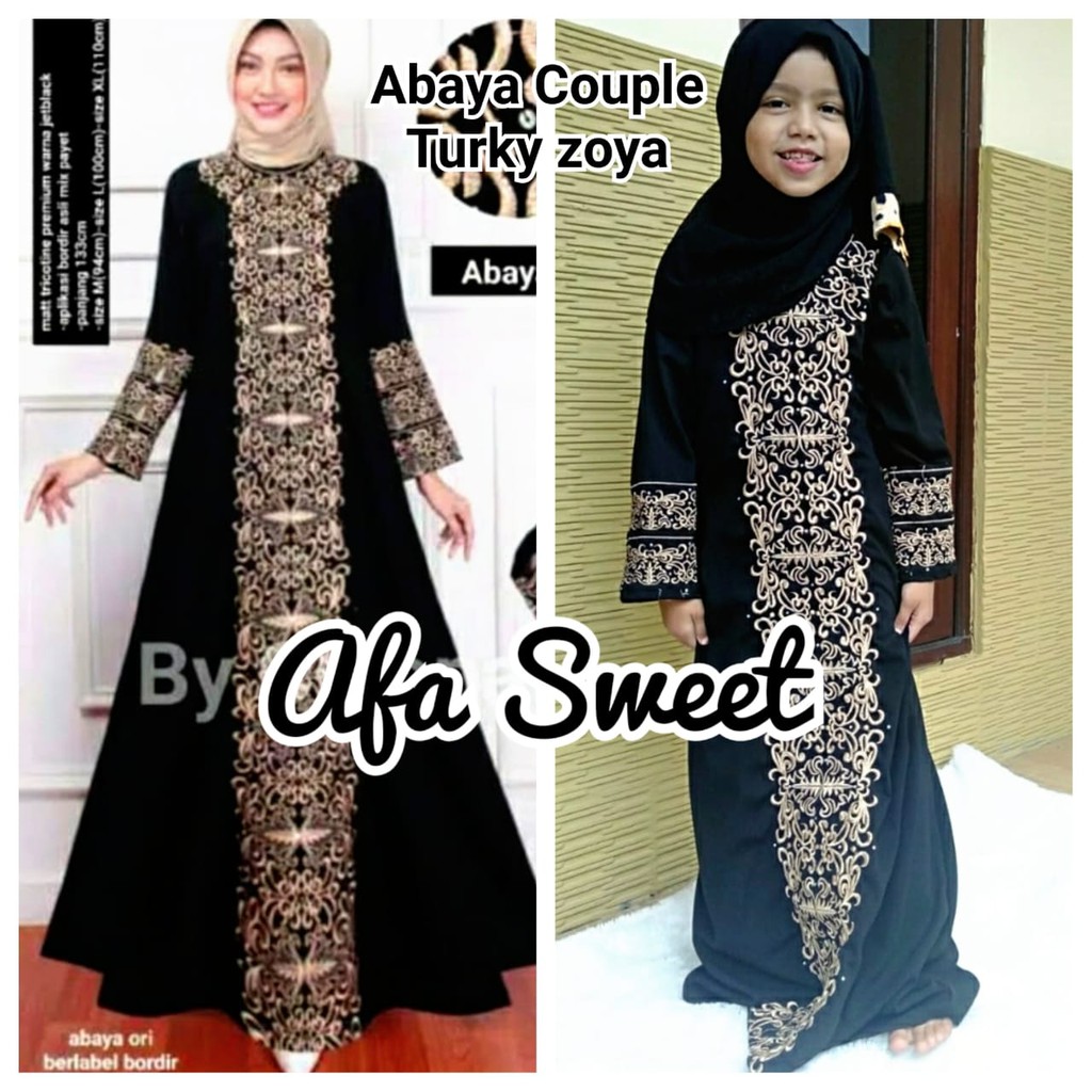 ABAYA COUPLE IBU DAN ANAK SHEHRAZAT