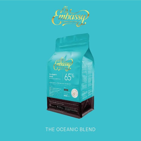 

New Arrival - Embassy Chocolate - Oceanic Blend 65% Dark Couverture Chocolate 2,5 Kg