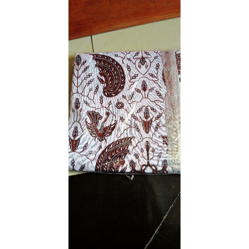 jarit/kain batik lembaran prada silver manten