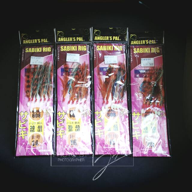 Sabiki anglers pal ada flasher dan bulu ayam