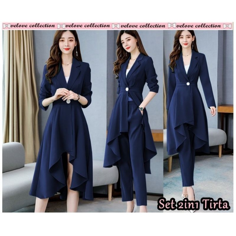 BISA COD SET2IN1 TIRTA POLOS BLAZER CO