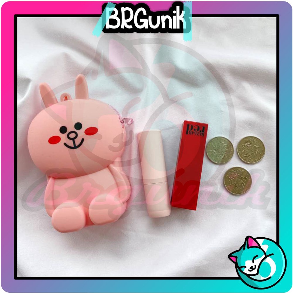 BRGUNIK Dompet Koin Mini Karakter Dompet Silikon Dompet Silicon Coin Import D034