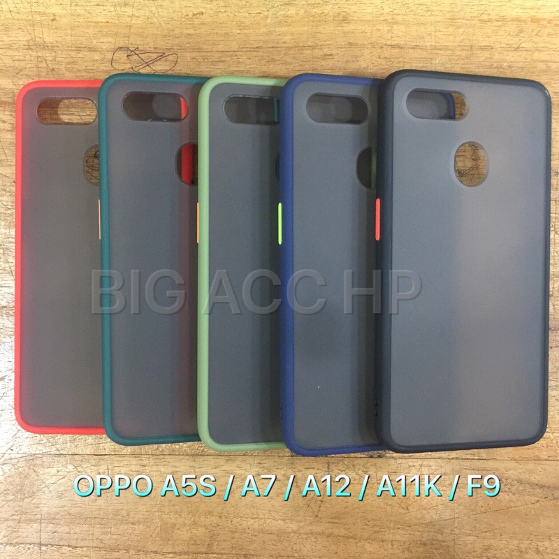 OPPO A5S , A7 , A12 , A11K , F9 Case Bumper Candy Aero HyBrid