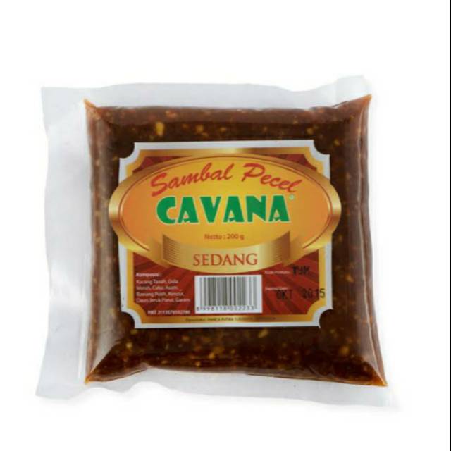 

Cavana Sambal Pecel Sedang 200gr