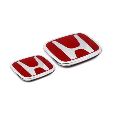 Logo Emblem Honda New Brio Mobilio HRV Merah Orginal Depan Belakang