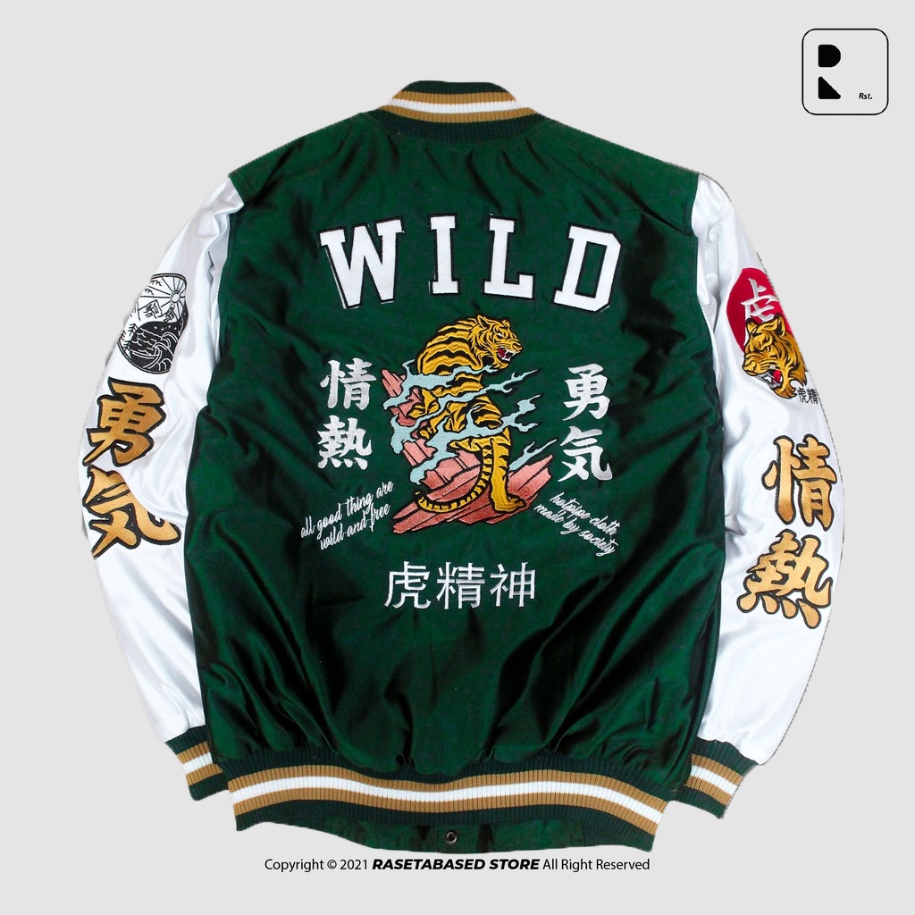 RASETABASED | Varsity Jacket - Wild Tiger