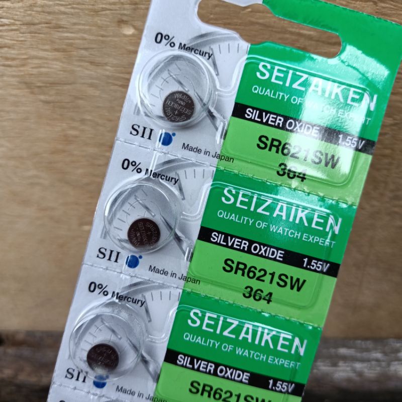 BATRE JAM TANGAN SEIZAIKEN SR621SW/364 ORIGINAL BATRE JAM TANGAN SEIZAKEN 621 MADE IN JAPAN ASLI MURAH HARGA GROSIR