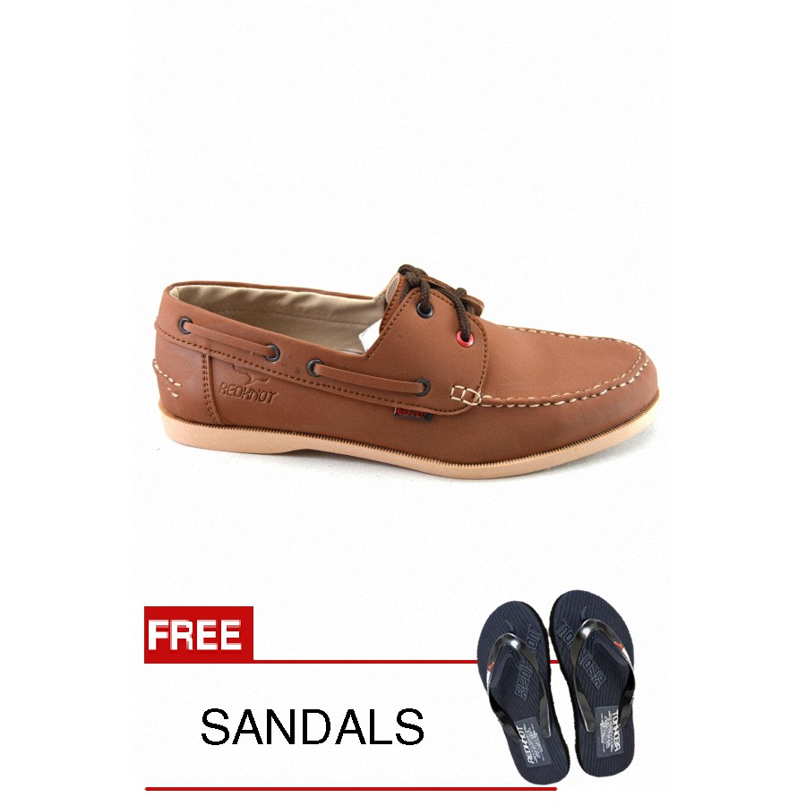 

Redknot - Sneakers Fuerte Tan + Bonus Sandal Senilai Rp.25.000,00