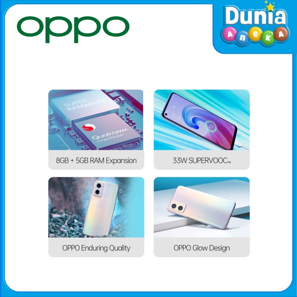 OPPO A96 8/256GB SMARTPHONE - GARANSI RESMI OPPO INDONESIA