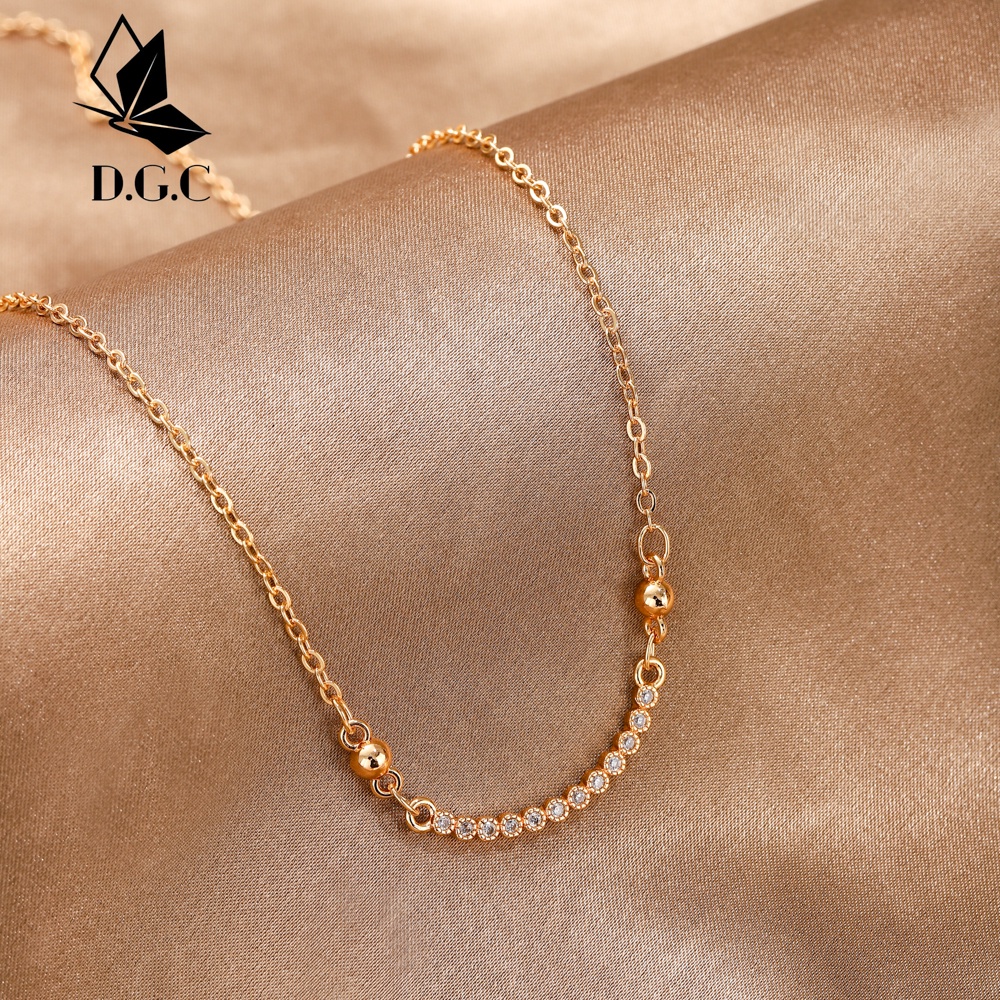 ✨Bagus✨COD✅Kalung Titanium Elegan Rose Gold Liontin Aksesoris Kalung Hijab Fashion Korea Wanita  K0542