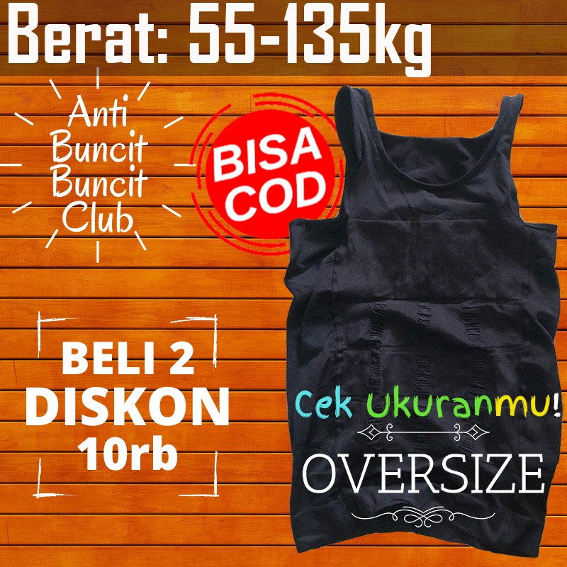  55kg 135kg BISA COD Pakaian Kaos  Dalam Pria  Wanita 